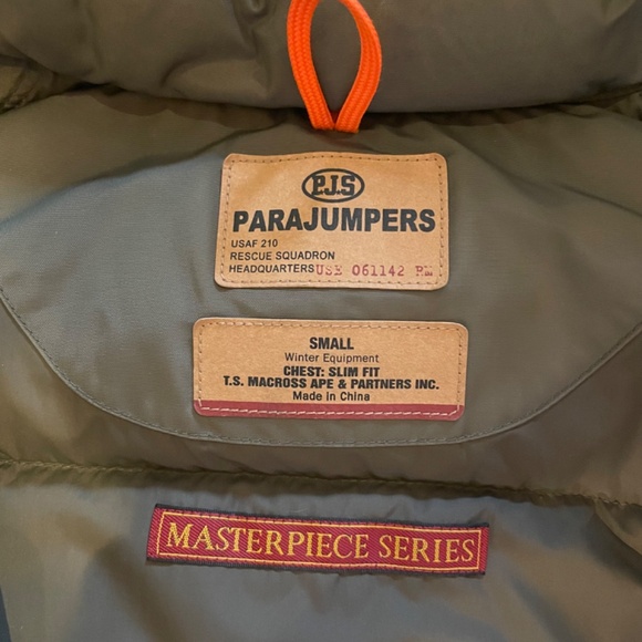 Parajumpers Long Bear Hooded Down - Taggia Olive - Picture 4 of 6